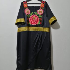 Blusa negro flores